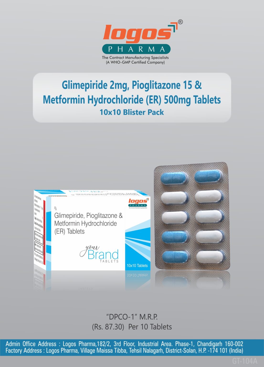 Metformin Hcl Mg Er Glimepride Mg Pioglitazone Mg