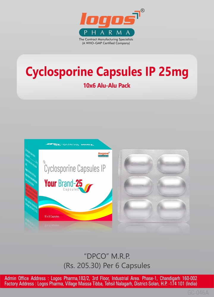 Cyclosporine 25 / 50 / 100 mg Capsule - logospharma